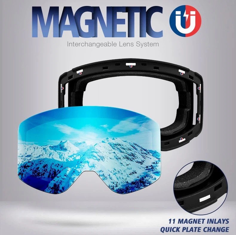 magnetic lens ski glasses 3 magnetic lens ski glasses 3